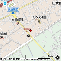 ファミリーマート横芝町店周辺の地図