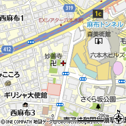 東京都港区西麻布3丁目2-12周辺の地図