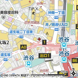 ヴィレッジヴァンガード　渋谷本店周辺の地図