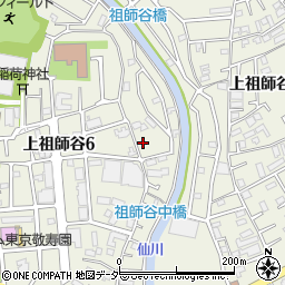 東京都世田谷区上祖師谷6丁目17周辺の地図