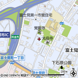 東京都調布市富士見町1丁目35-28周辺の地図