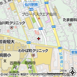 東京都調布市仙川町1丁目15-60周辺の地図