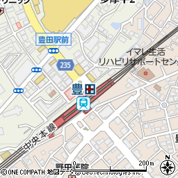 日野市役所　市民窓口課豊田駅連絡所周辺の地図