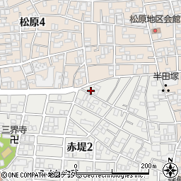 東京都世田谷区赤堤2丁目48-6周辺の地図