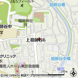 東京都世田谷区上祖師谷6丁目15-8周辺の地図