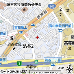 クロスオフィス渋谷メディオ周辺の地図