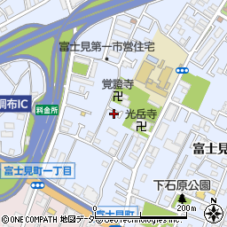 東京都調布市富士見町1丁目35-29周辺の地図