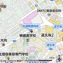 横浜家系ラーメン道玄家周辺の地図