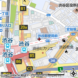 みずほ信不動産販売株式会社渋谷センター周辺の地図
