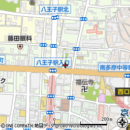 八王子警察署横山地域安全センター周辺の地図