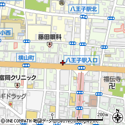寿司居酒屋 や台ずし 八王子横山町周辺の地図