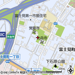 東京都調布市富士見町1丁目35-25周辺の地図
