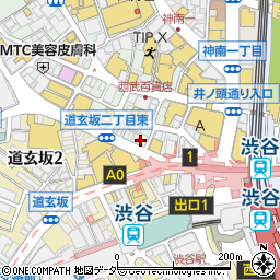 博多 もつ楽 渋谷店周辺の地図
