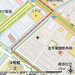 奥村組幕張寮周辺の地図