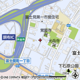 東京都調布市富士見町1丁目10-19周辺の地図