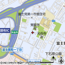東京都調布市富士見町1丁目35-30周辺の地図