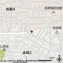 東京都世田谷区赤堤2丁目48-8周辺の地図