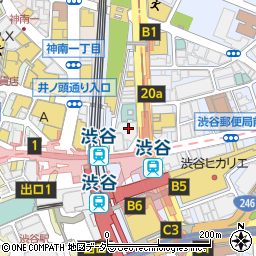 ビューティースキンクリニック渋谷院周辺の地図
