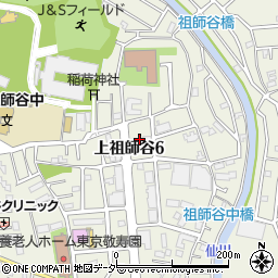 東京都世田谷区上祖師谷6丁目15周辺の地図
