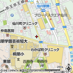 株式会社タウンハウジング　仙川契約センター周辺の地図