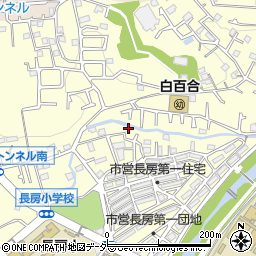 東京都八王子市長房町105周辺の地図