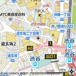 渋谷 もつ楽 渋谷店周辺の地図