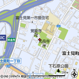 東京都調布市富士見町1丁目35-24周辺の地図