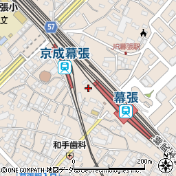 千葉市　幕張駅第４自転車駐車場周辺の地図