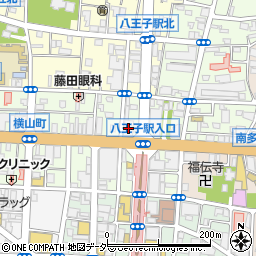 大東京信用組合八王子営業部周辺の地図