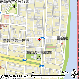 セブンイレブン江戸川東葛西４丁目店周辺の地図