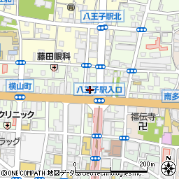 東京都八王子市横山町24-1周辺の地図