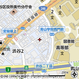 協同組合トーシングループ渋谷支部周辺の地図