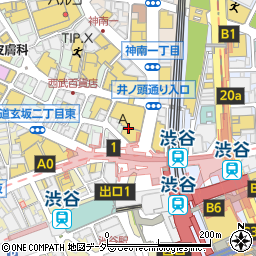 東京都渋谷区宇田川町21周辺の地図