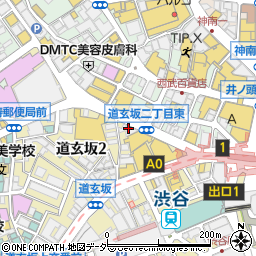 株式会社アイリスメガネ　渋谷店周辺の地図