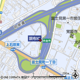 東京都調布市富士見町1丁目13-7周辺の地図