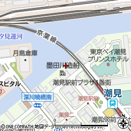 東京都江東区潮見2丁目1周辺の地図