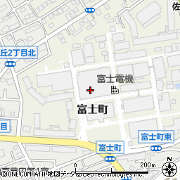 東京都日野市富士町周辺の地図