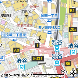 東京都渋谷区宇田川町21-7周辺の地図