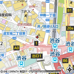 東京都渋谷区宇田川町21-8周辺の地図