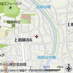 東京都世田谷区上祖師谷6丁目16周辺の地図