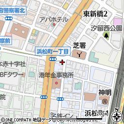 ＭＡＣ丼丸　汐留店周辺の地図