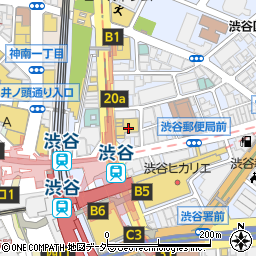 ホワイトラボ東京　渋谷院周辺の地図