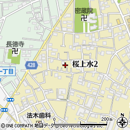 東京都世田谷区桜上水2丁目18周辺の地図