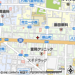 東京都八王子市横山町19周辺の地図