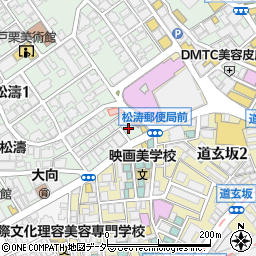 ダンスワークス　松濤スタジオ周辺の地図