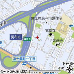 東京都調布市富士見町1丁目10-18周辺の地図