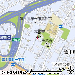 東京都調布市富士見町1丁目35-12周辺の地図