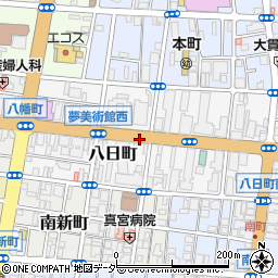東京都八王子市八日町周辺の地図