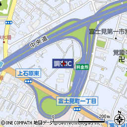 東京都調布市富士見町1丁目13周辺の地図