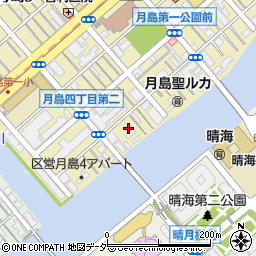 東京都中央区月島4丁目7-15周辺の地図